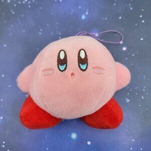 Surprised Kirby Hanging Plush Official Nintendo HAL Japanese Prize